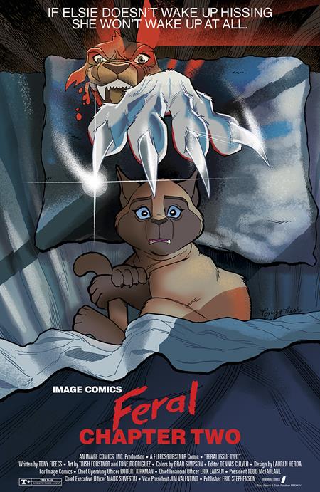 FERAL #2 COVER B TRISH FORSTNER & TONY FLEECS VAR