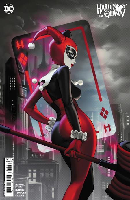 HARLEY QUINN #40 COVER B LESLEY LEIRIX LI CARD STOCK VARIANT