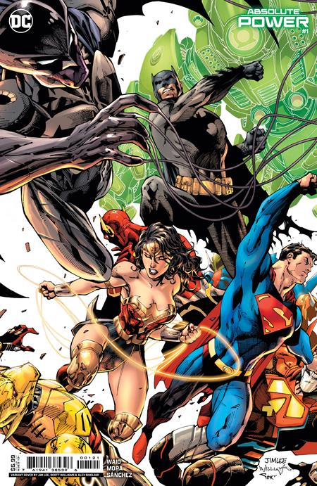 ABSOLUTE POWER #1 (OF 4) COVER B JIM LEE CARD STOCK VARIANT