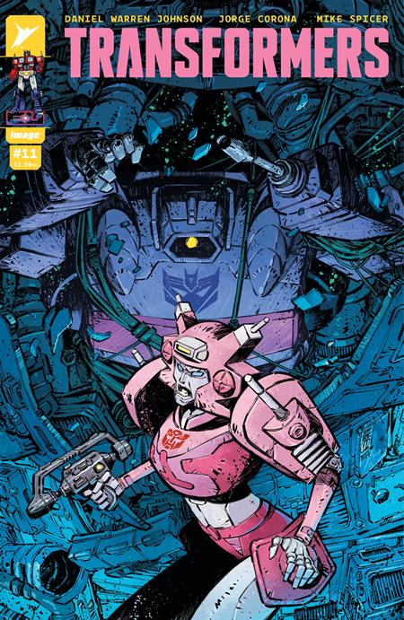 TRANSFORMERS #11 COVER B JORGE CORONA & MIKE SPICER VARIANT