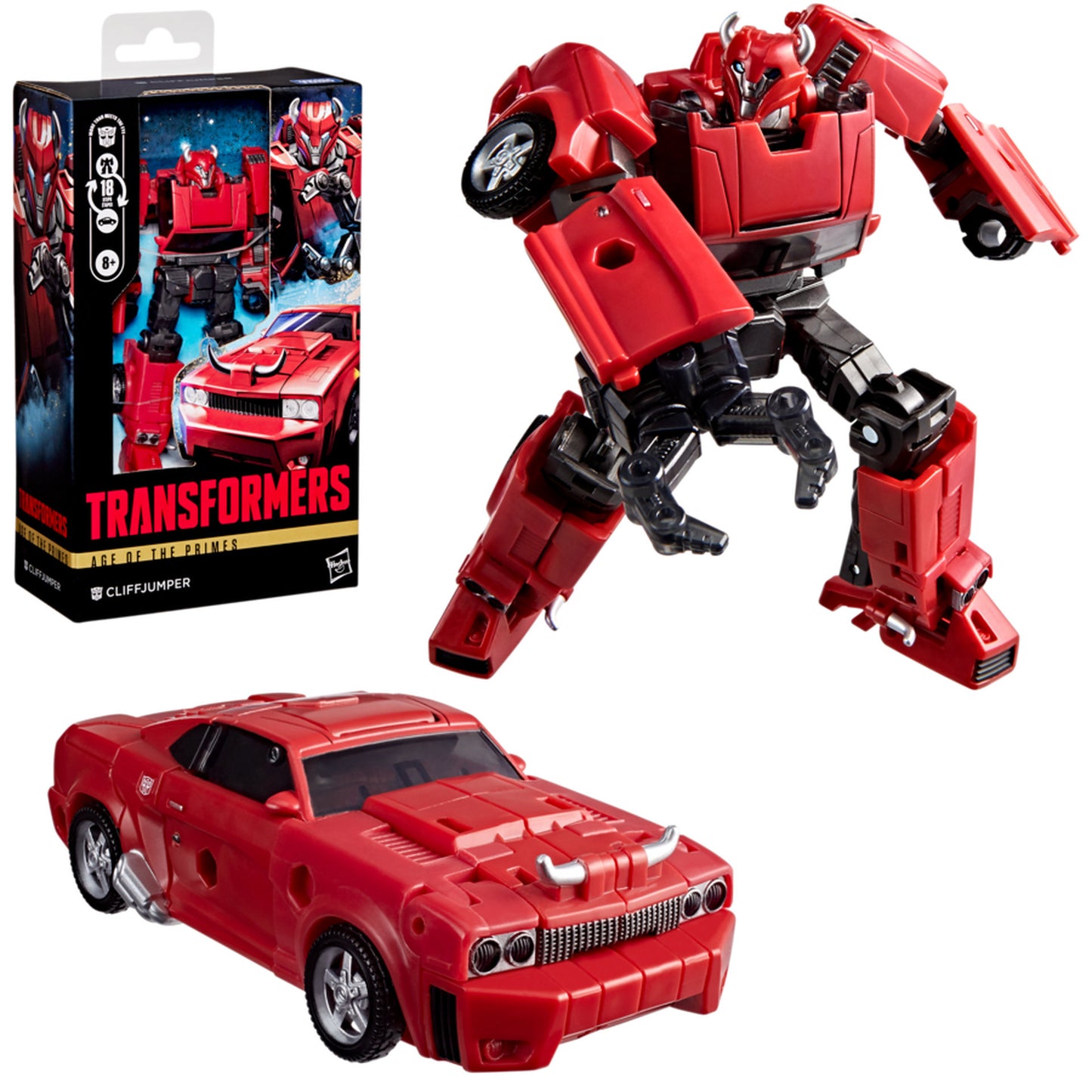 TRANSFORMERS AOP DLX PRIME CLIFFJUMPER ACTION FIGURE