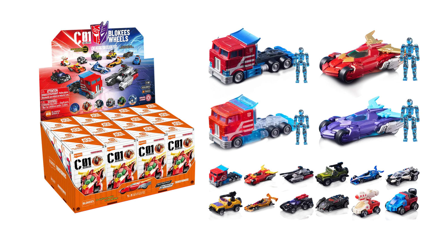 BLOKEES TRANSFORMERS WHEELS VERSION 1 MINI MODEL BLIND BOX