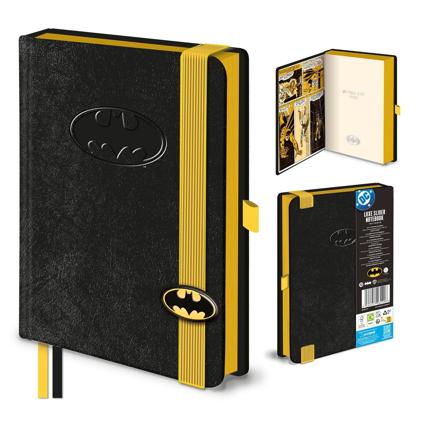 DC COMICS BATMAN LUXE SLIDER A5 NOTEBOOK