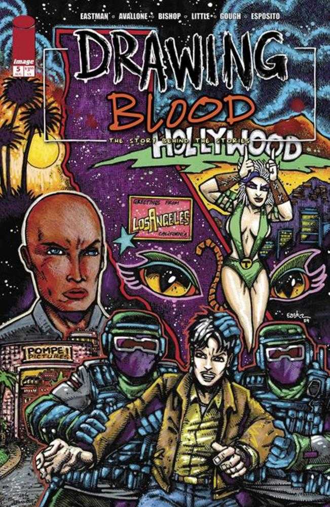 DRAWING BLOOD #5 (OF 12) COVER A KEVIN EASTMAN