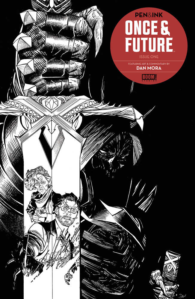 ONCE & FUTURE PEN & INK #1 COVER A MORA