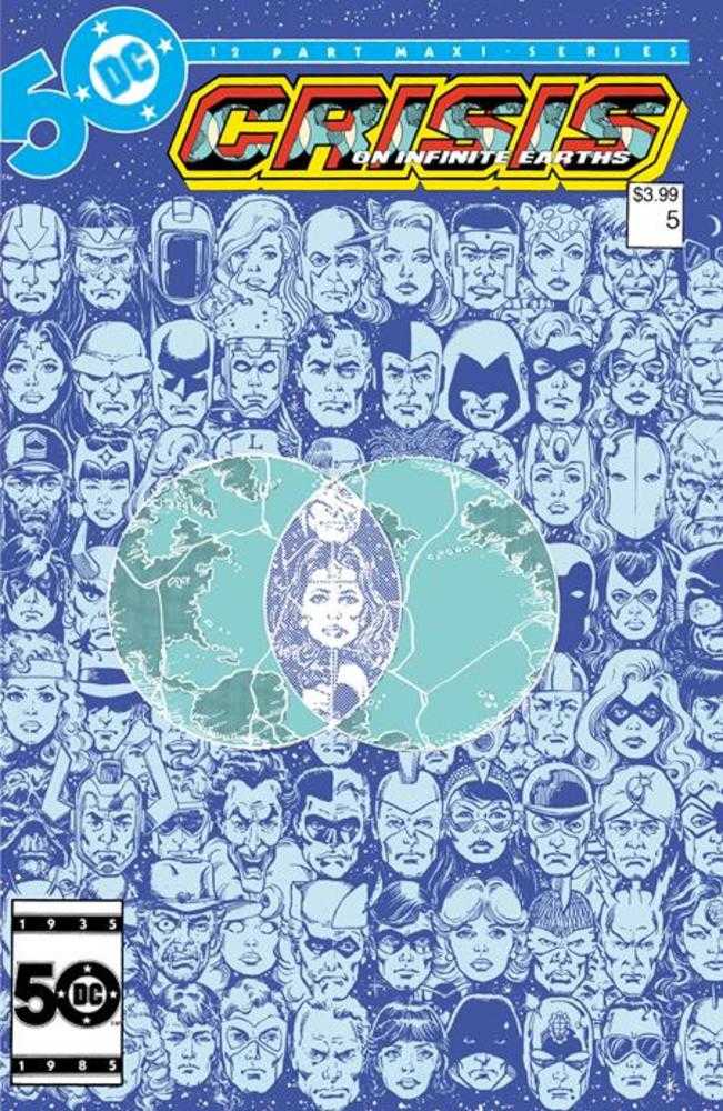 CRISIS ON INFINITE EARTHS #5 FACSIMILE EDITION COVER A GEORGE PEREZ