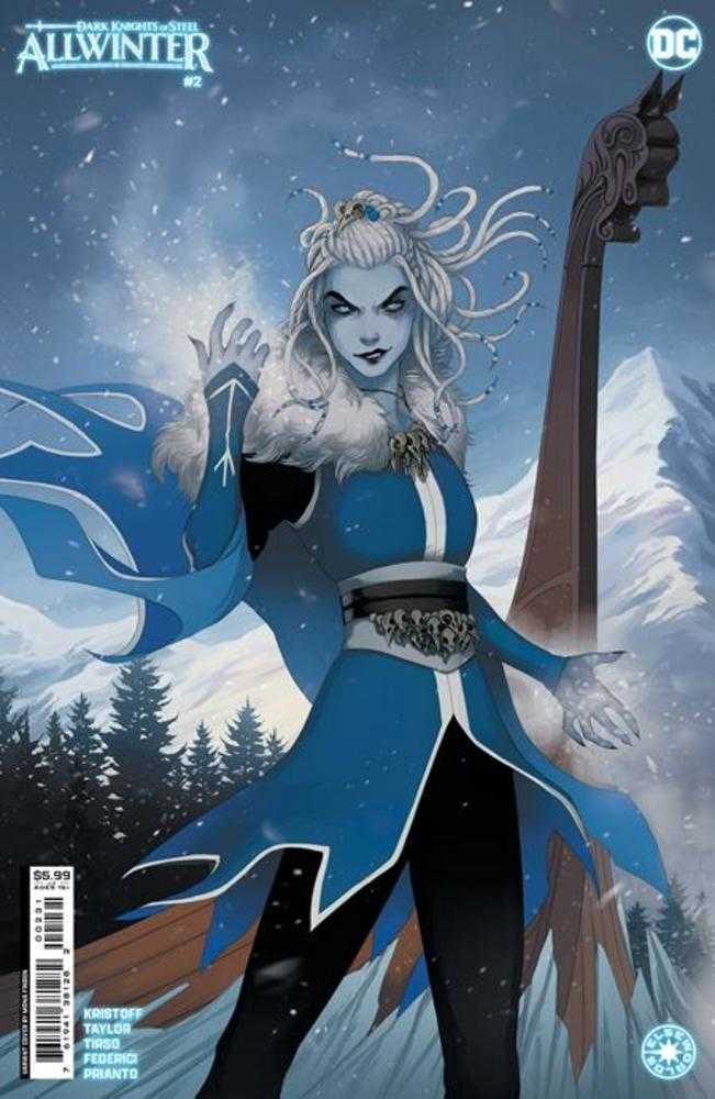 DARK KNIGHTS OF STEEL ALLWINTER #2 (OF 6) COVER B MONA FINDEN CARD STOCK VARIANT