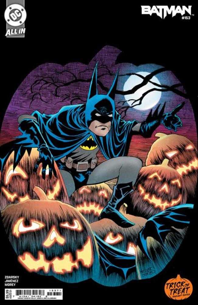 BATMAN #153 COVER D KELLEY JONES TRICK OR TREAT CARD STOCK VARIANT