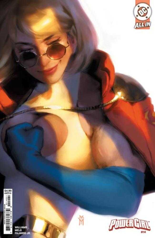 POWER GIRL #14 COVER B MIGUEL MERCADO CARD STOCK VARIANT