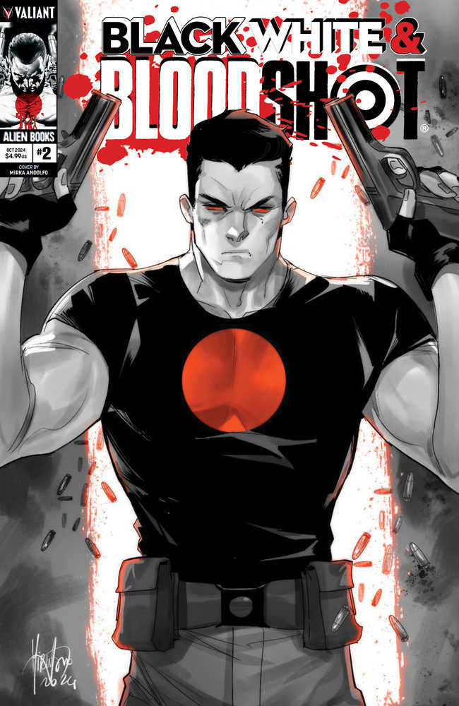 BLACK WHITE & BLOODSHOT #2 (OF 4) COVER A ANDOLFO (MATURE)