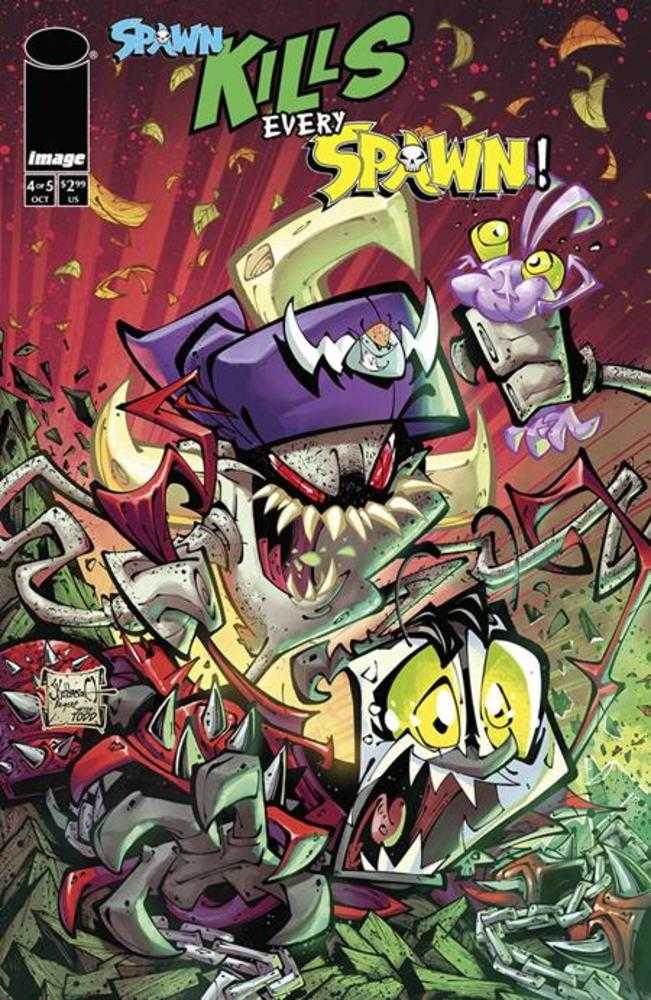 SPAWN KILLS EVERY SPAWN #4 (OF 5) COVER A ROB SKETCHCRAFT DUENAS