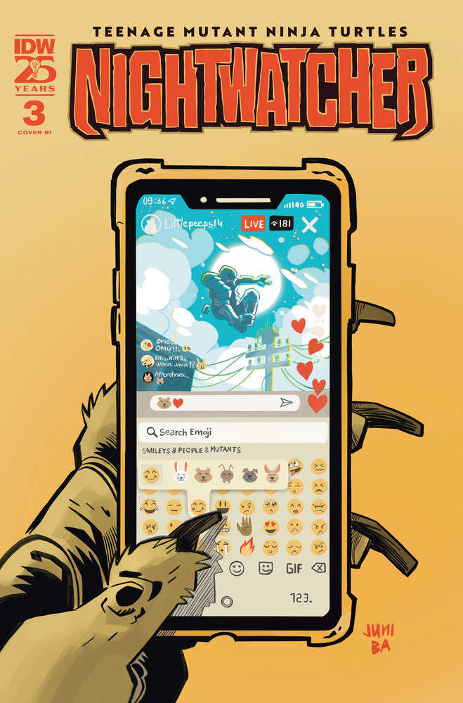 TEENAGE MUTANT NINJA TURTLES NIGHTWATCHER #3 1:10 VARIANT