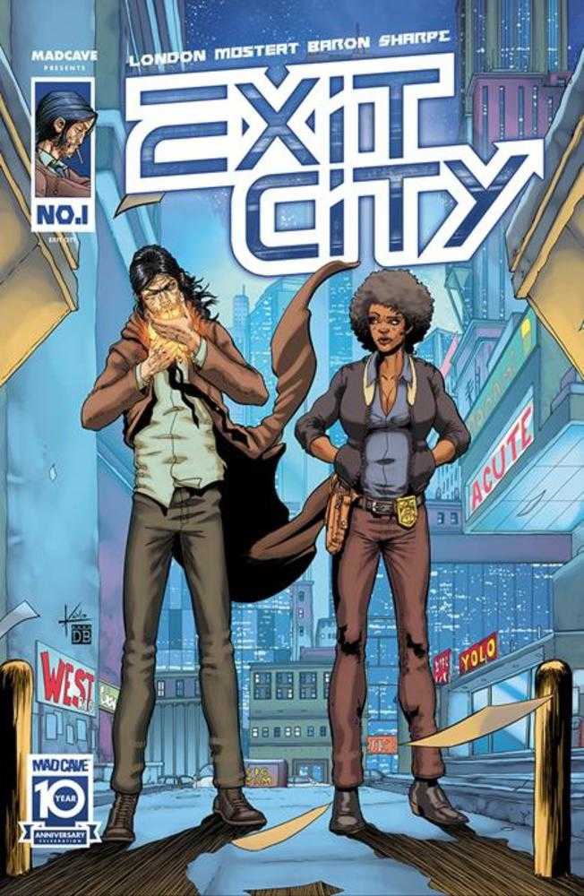 EXIT CITY #1 (OF 4) COVER A KARL MOSTERT