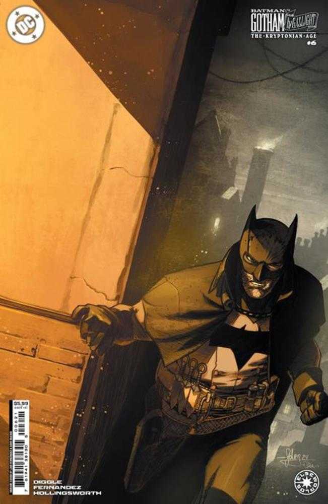 BATMAN GOTHAM BY GASLIGHT THE KRYPTONIAN AGE #6 (OF 6) COVER B JAVIER FERNANDEZ CARD STOCK VARIANT