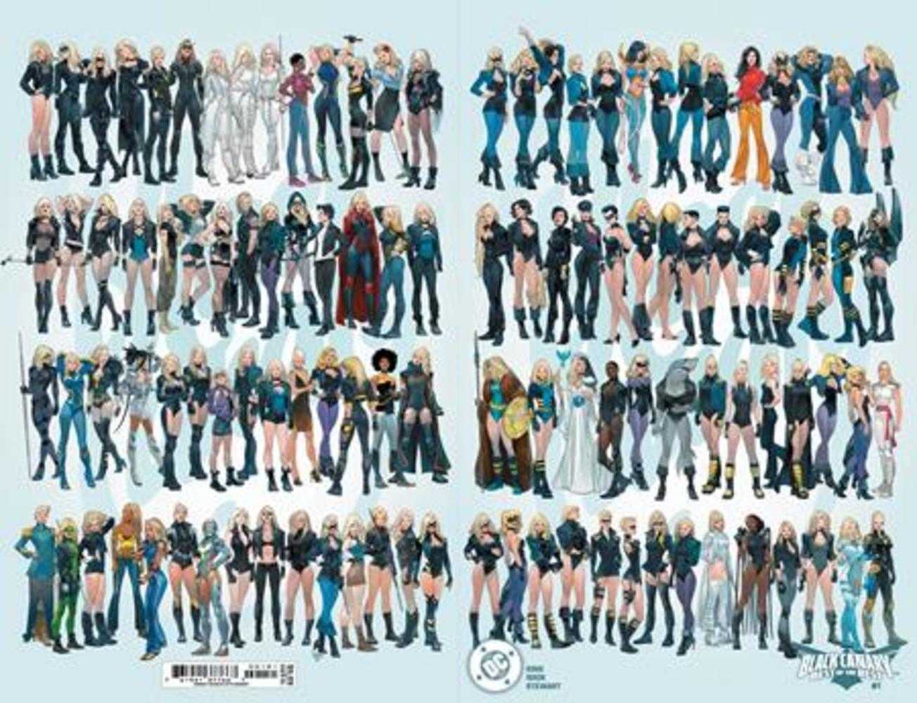 BLACK CANARY BEST OF THE BEST #1 (OF 6) COVER C OTTO SCHMIDT WRAPAROUND CARD STOCK VARIANT
