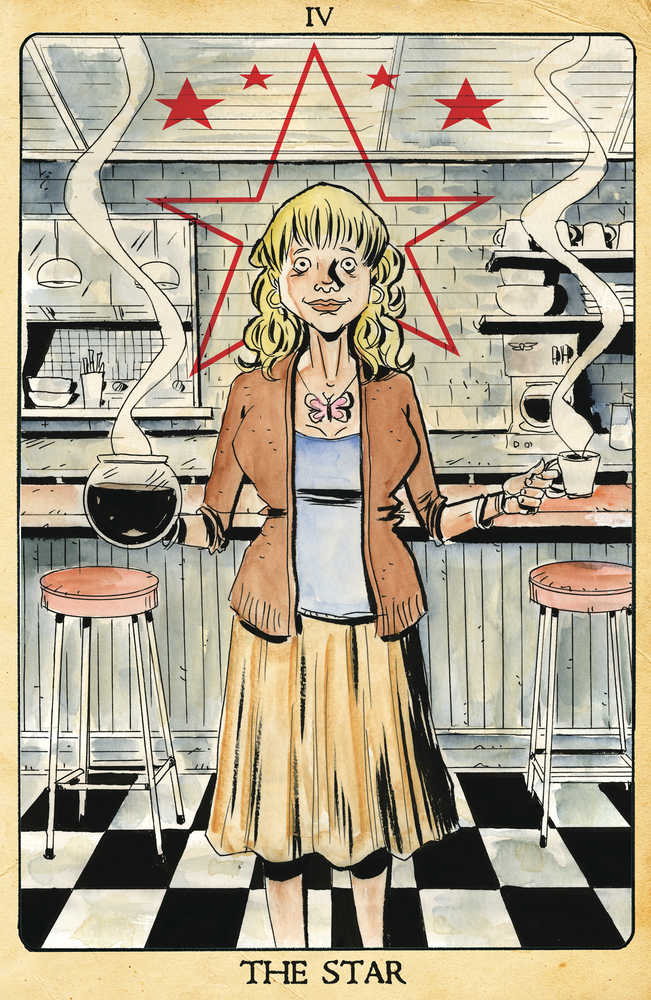 MINOR ARCANA #4 COVER C TAROT CARD 1:10 VARIANT EDITION LEMIRE