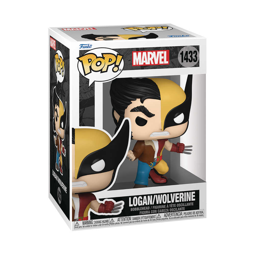 POP MARVEL SPLIT WOLVERINE / LOGAN VINYL FIGURE