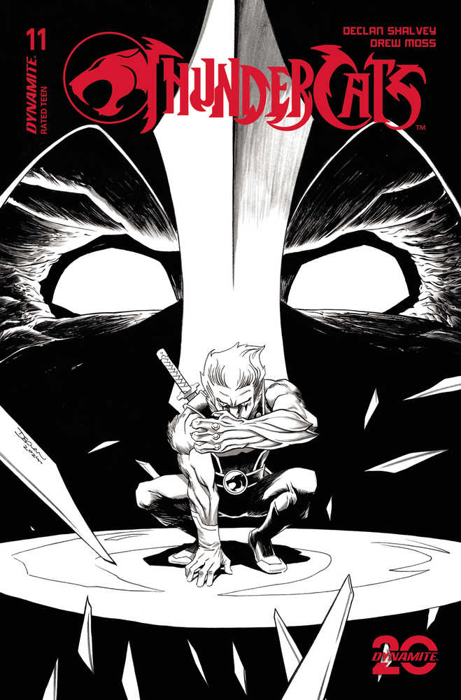 THUNDERCATS #11 COVER P 1:10 VARIANT EDITION SHALVEY LINE ART