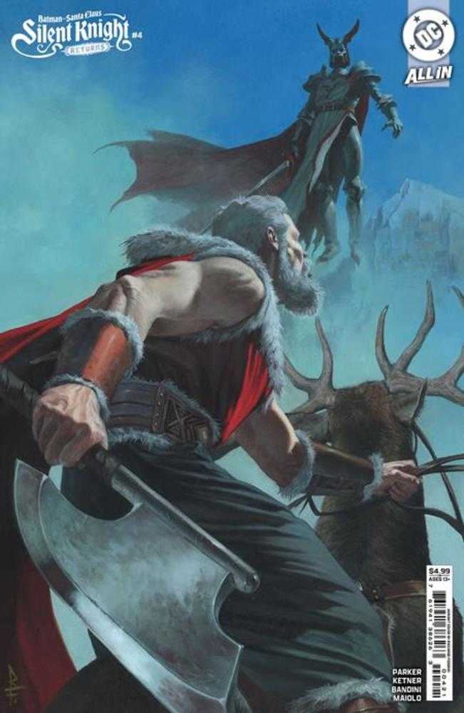 BATMAN SANTA CLAUS SILENT KNIGHT RETURNS #4 (OF 5) COVER B RICCARDO FEDERICI CARD STOCK VARIANT