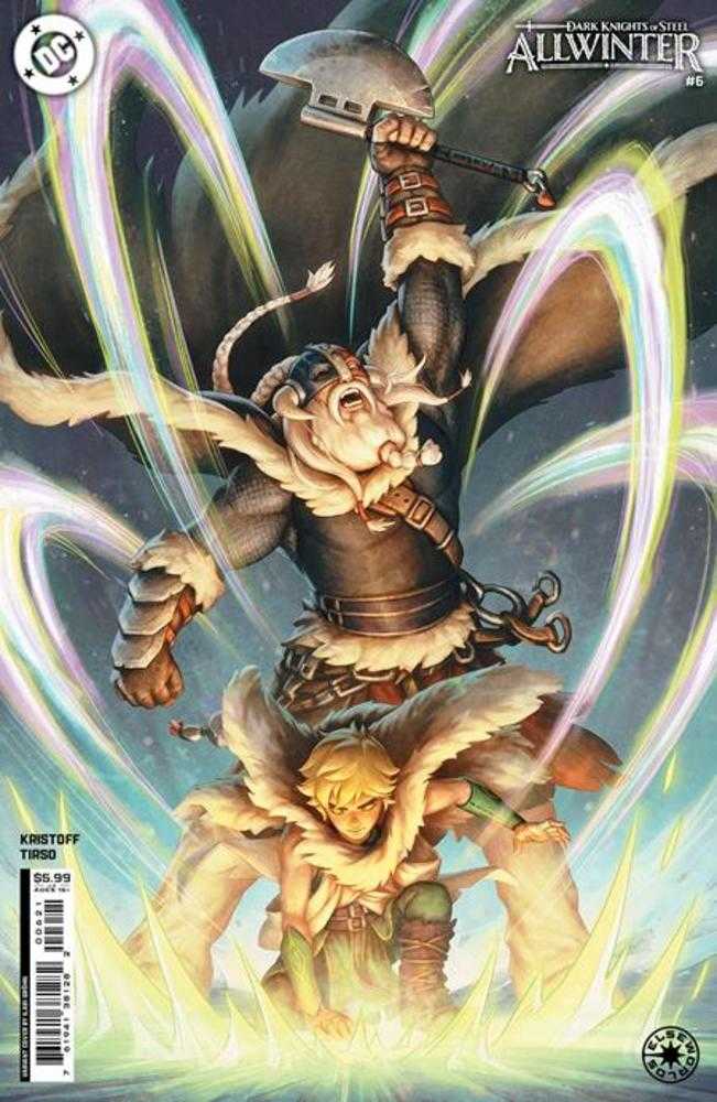 DARK KNIGHTS OF STEEL ALLWINTER #6 (OF 6) COVER C ILARI GROHN CARD STOCK VARIANT