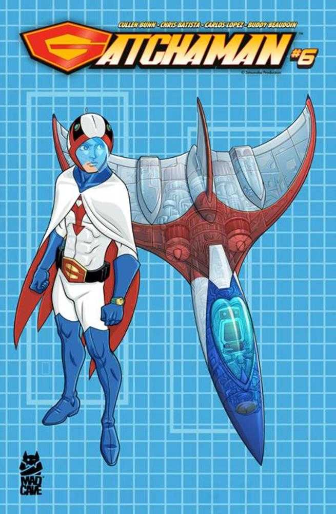 GATCHAMAN #6 COVER B CHRIS BATISTA BLUEPRINT KEN AND G-1 VARIANT