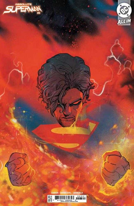ABSOLUTE SUPERMAN #3 COVER C CHRISTIAN WARD CARD STOCK VARIANT