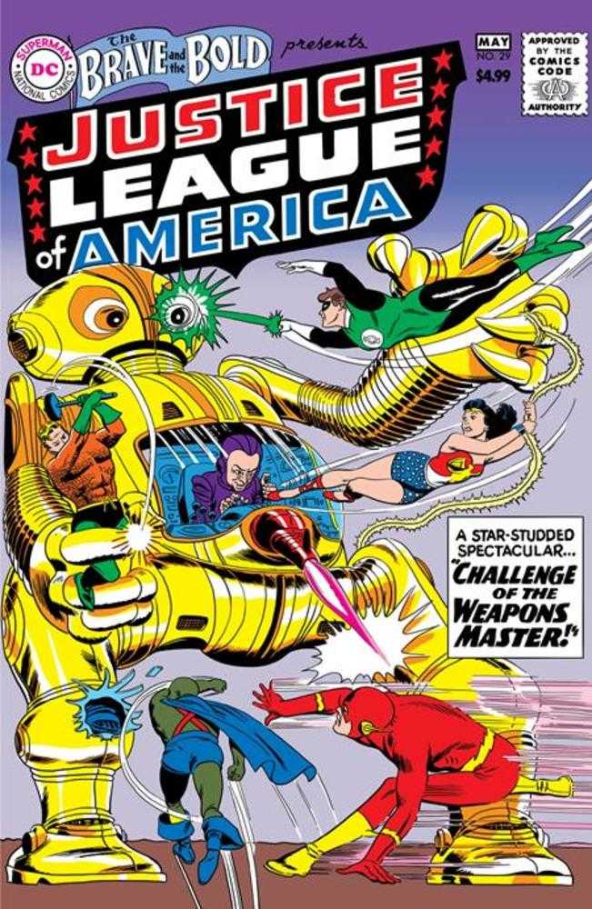 BRAVE AND THE BOLD #29 FACSIMILE EDITION COVER A MIKE SEKOWSKY & MURPHY ANDERSON