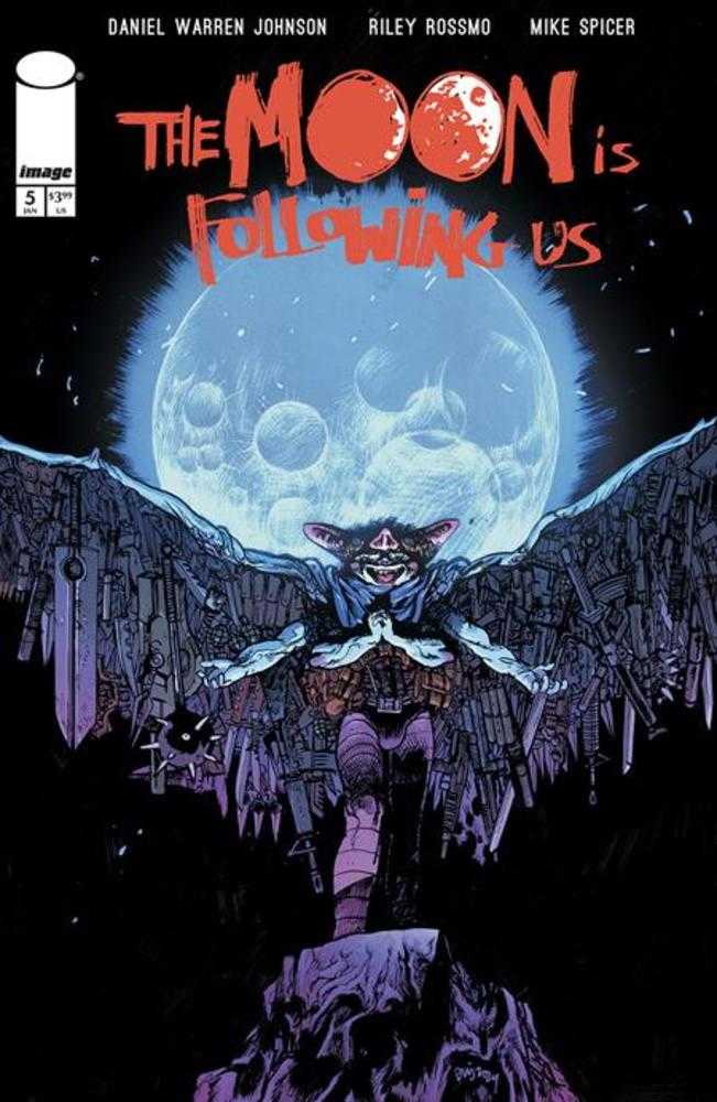 THE MOON IS FOLLOWING US #5 (OF 10) COVER B DANIEL WARREN JOHNSON & MIKE SPICER VARIANT