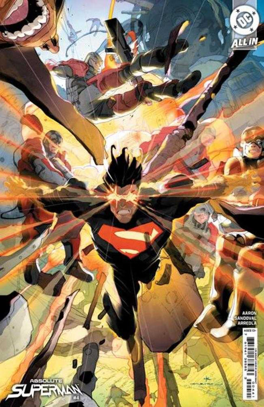 ABSOLUTE SUPERMAN #4 COVER D 1:25 KERON GRANT CARD STOCK VARIANT