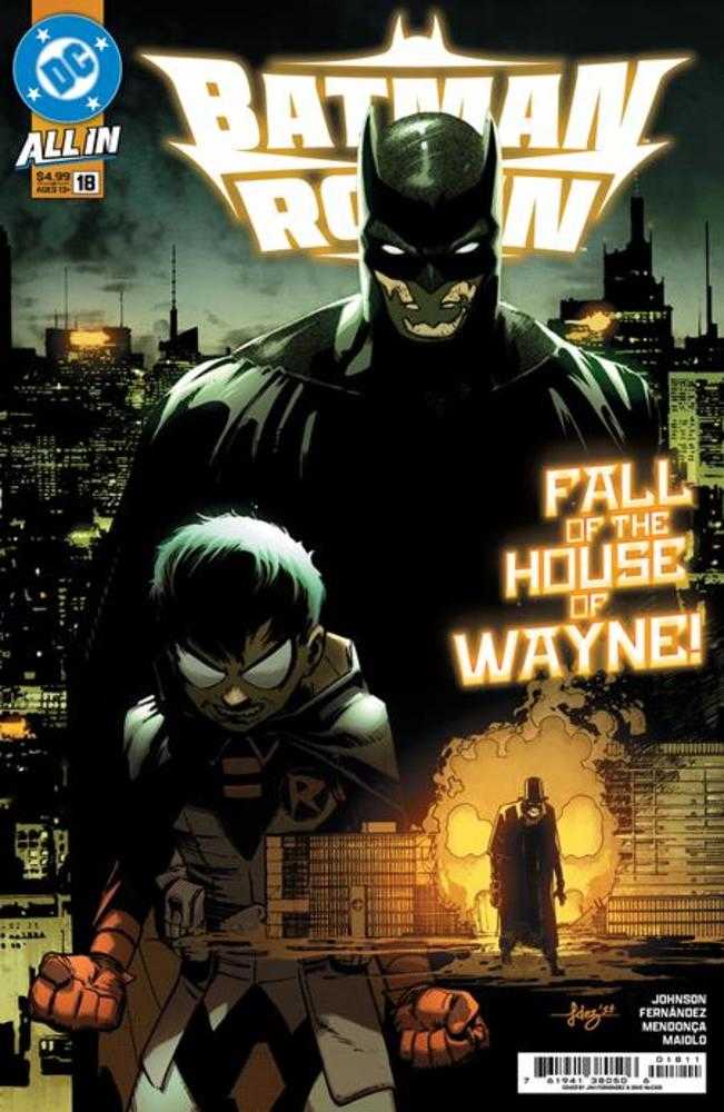 BATMAN AND ROBIN #18 COVER A JAVIER FERNANDEZ