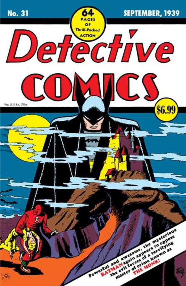 DETECTIVE COMICS #31 FACSIMILE EDITION COVER A BOB KANE