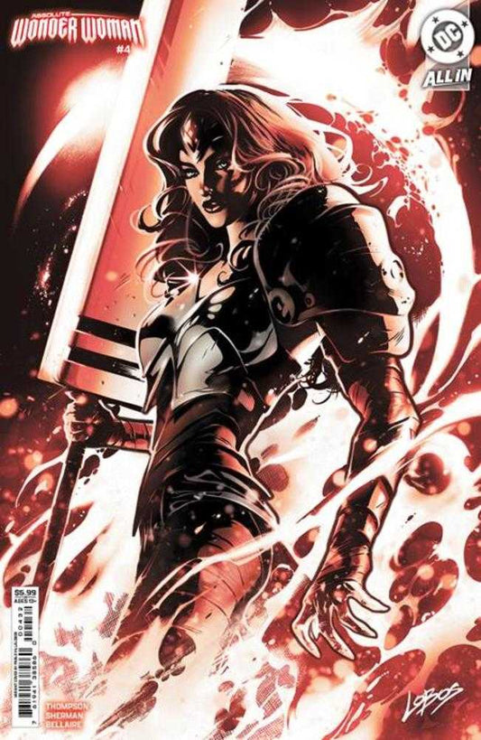 ABSOLUTE WONDER WOMAN #4 COVER F PABLO VILLALOBOS CARD STOCK VARIANT