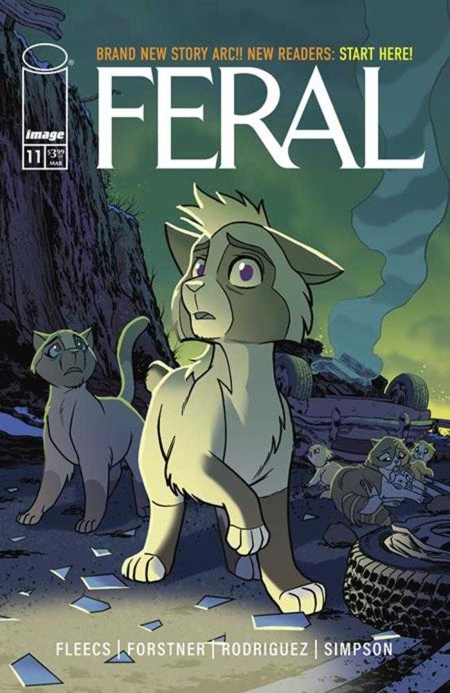 FERAL #11 COVER A TONY FLEECS & TRISH FORSTNER