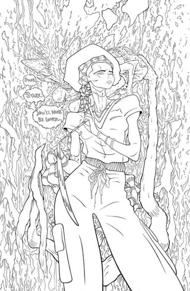 LUCKY DEVILS #3 (OF 9) COVER C 1:25 TRADD MOORE BLACK & WHITE FOIL FULL ART VARIANT (MATURE)