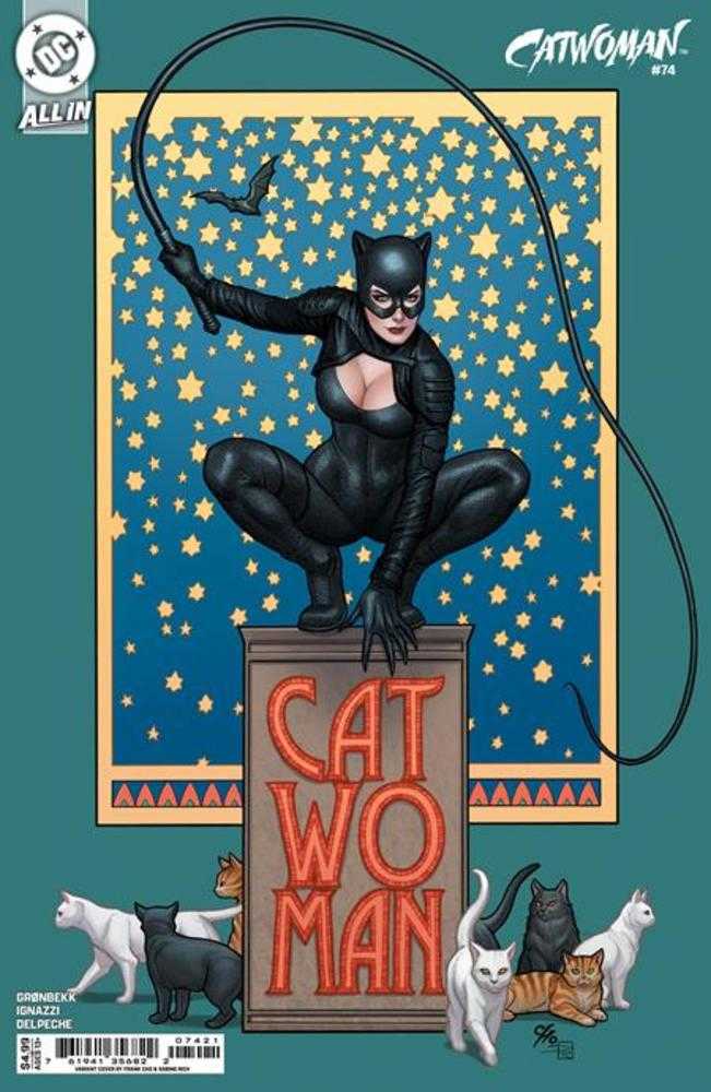 CATWOMAN #74 COVER B FRANK CHO CARD STOCK VARIANT