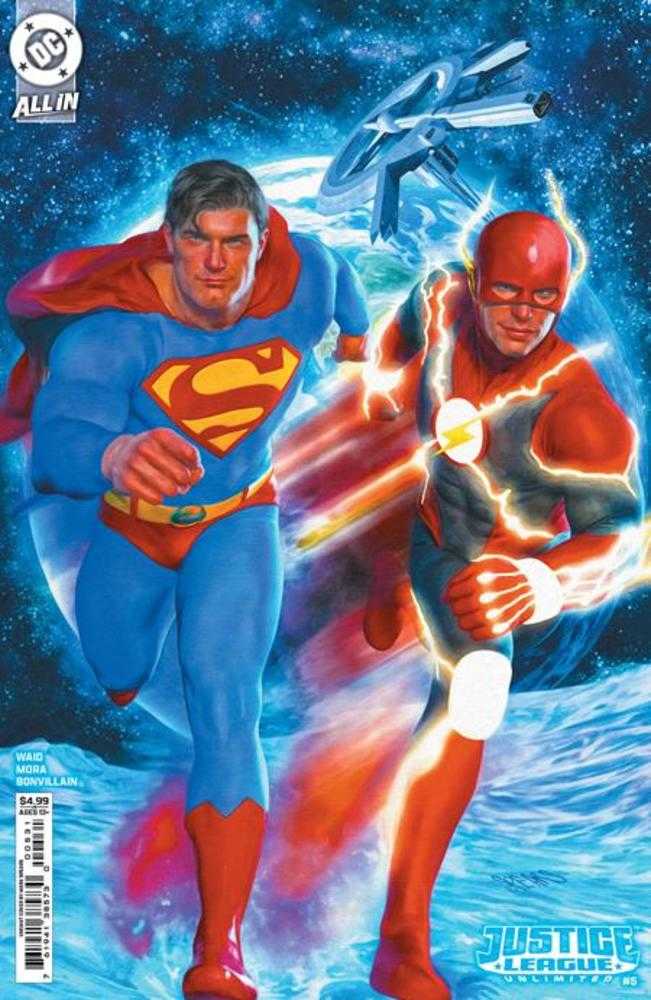 JUSTICE LEAGUE UNLIMITED #5 COVER C MARK SPEARS CARD STOCK VARIANT