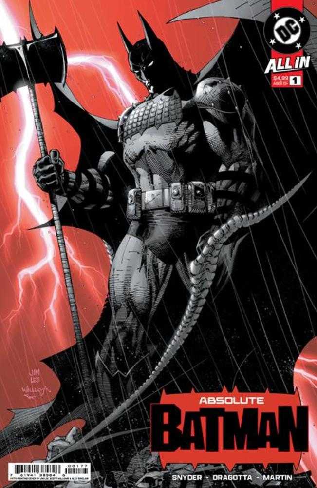 ABSOLUTE BATMAN #1 5TH PRINT COVER A JIM LEE