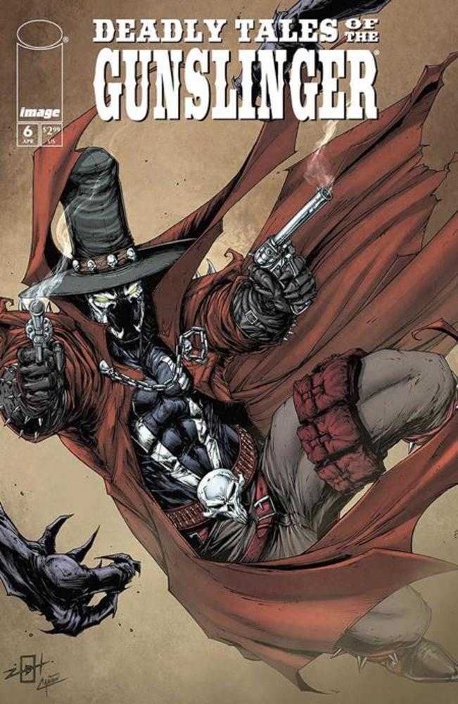DEADLY TALES OF THE GUNSLINGER SPAWN #6 COVER A JONATHAN URIBE