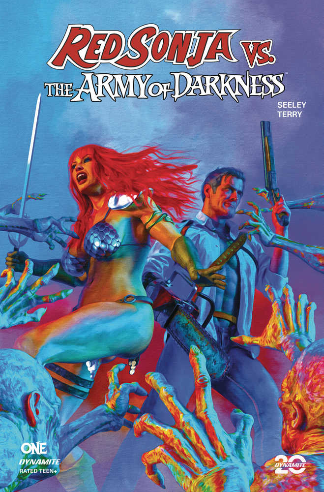 RED SONJA VS ARMY OF DARKNESS #1 COVER E SPEARS FOIL