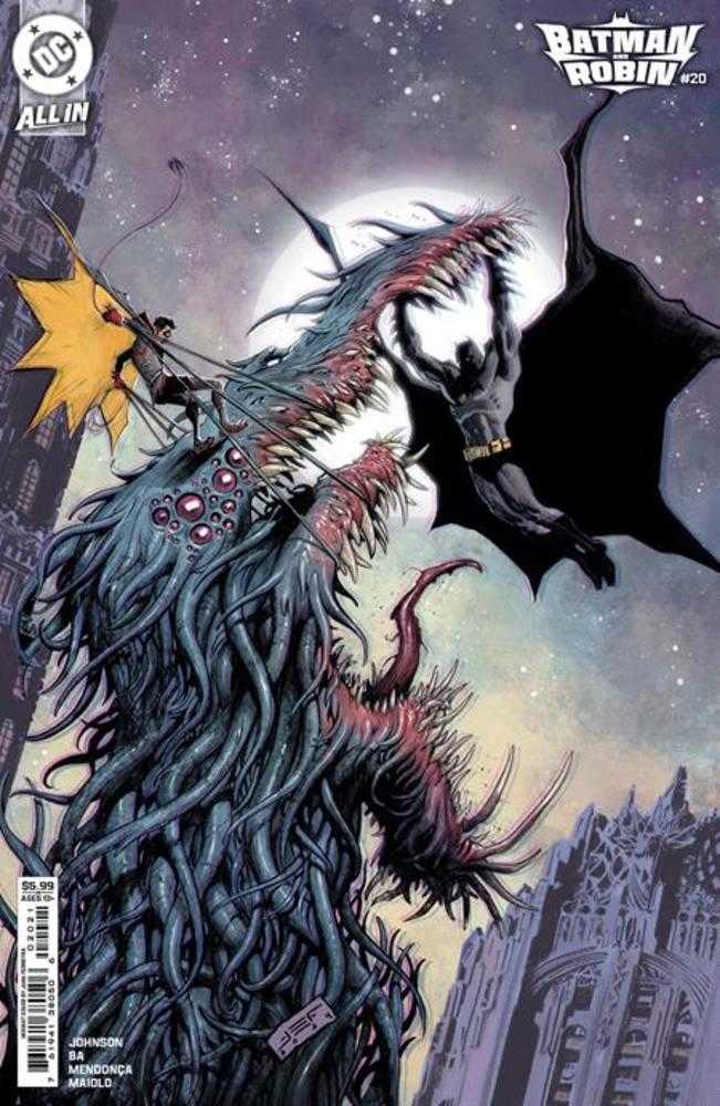 BATMAN AND ROBIN #20 COVER B JUAN FERREYRA CARD STOCK VARIANT