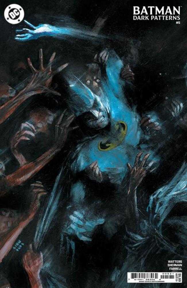 BATMAN DARK PATTERNS #5 (OF 12) COVER B MARTIN SIMMONDS CARD STOCK VARIANT