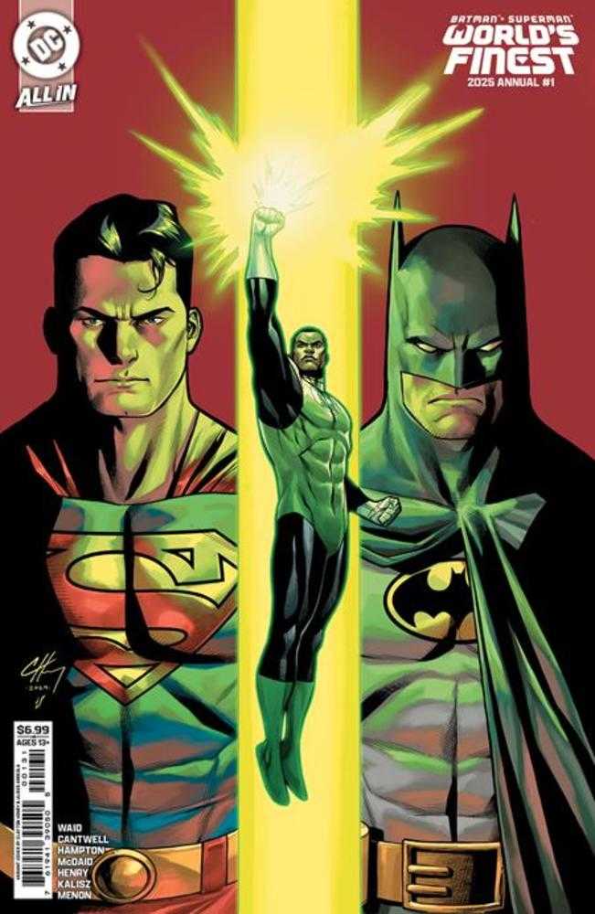 BATMAN SUPERMAN WORLDS FINEST 2025 ANNUAL #1 (ONE SHOT) COVER B CLAYTON HENRY CARD STOCK VARIANT (WE ARE YESTERDAY)