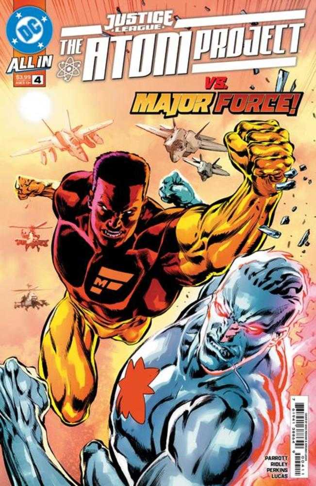 JUSTICE LEAGUE THE ATOM PROJECT #4 (OF 6) COVER A MIKE PERKINS