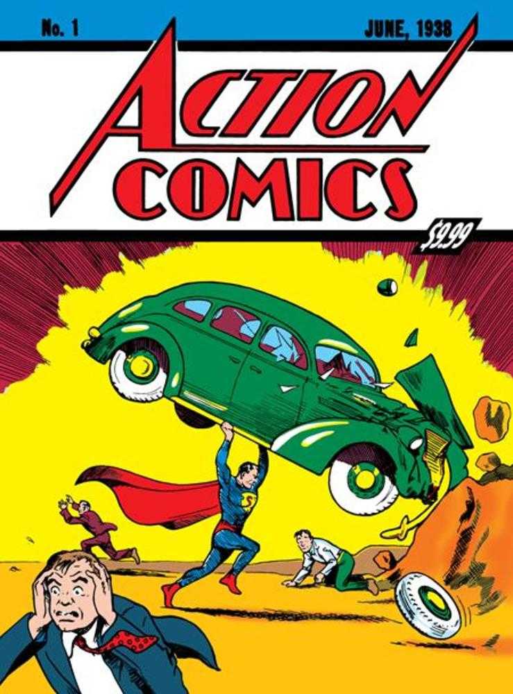 SUPERMAN DAY 2025 - ACTION COMICS #1 GOLDEN AGE SIZED FACSIMILE EDITION COVER A JOE SHUSTER