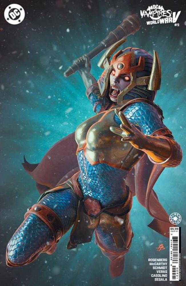 DC VS VAMPIRES WORLD WAR V #9 (OF 12) COVER C BJORN BARENDS CARD STOCK VARIANT