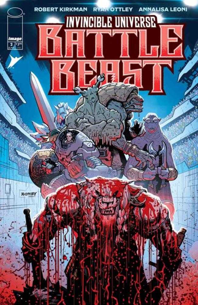 INVINCIBLE UNIVERSE BATTLE BEAST #2 COVER A RYAN OTTLEY & ANNALISA LEONI