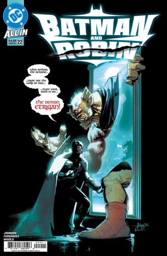 BATMAN AND ROBIN #22 COVER A JAVIER FERNANDEZ
