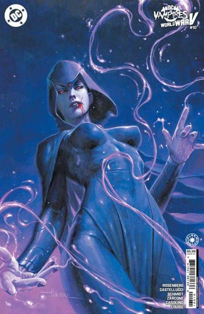 DC VS VAMPIRES WORLD WAR V #10 (OF 12) COVER B DAVIDE PARATORE CARD STOCK VARIANT