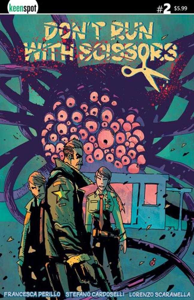 DONT RUN WITH SCISSORS #2 COVER A STEFANO CARDOSELLI