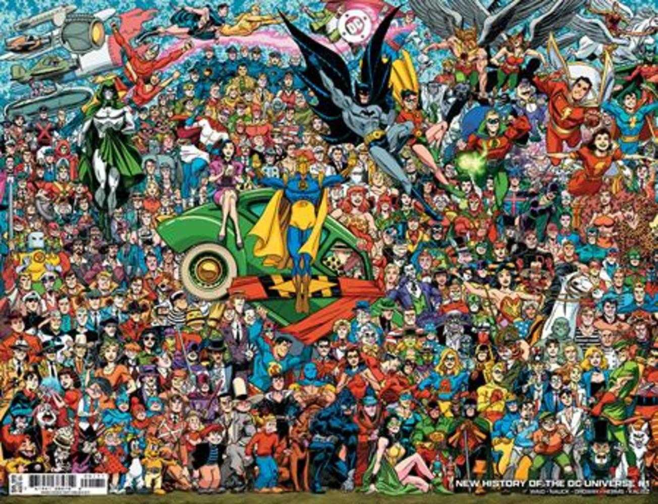 NEW HISTORY OF THE DC UNIVERSE #1 (OF 4) COVER D SCOTT KOBLISH LEGACY WRAPAROUND CARD STOCK VARIANT